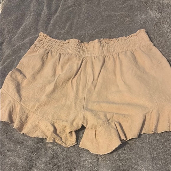 Women's Tan Ruffle Skort - Picture 3 of 5